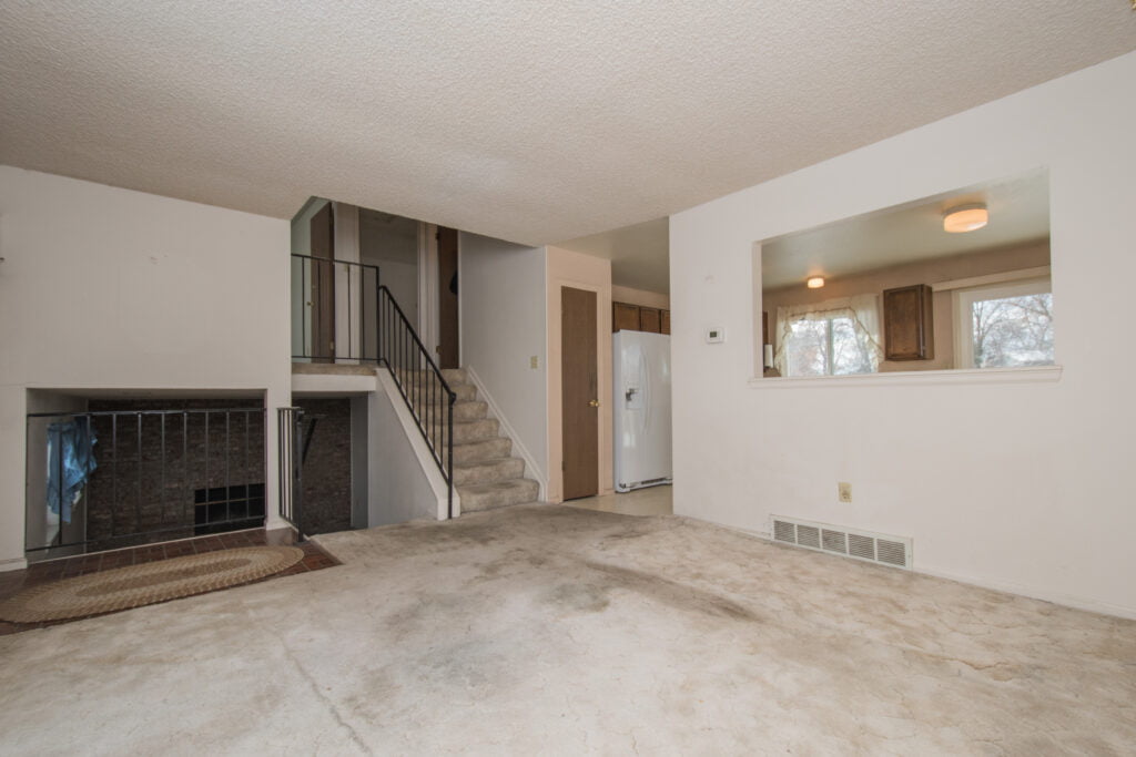 Fort Collins Flooring Renovation Living Room - Before